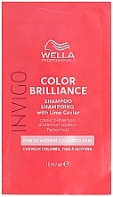 Shampoo für coloriertes Haar - Wella Professionals Invigo Color Brilliance Color Shampoo (Probe)  — Bild N1