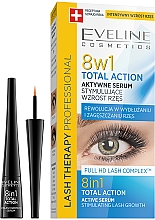 Düfte, Parfümerie und Kosmetik Wimpernserum mit Arganöl - Eveline Cosmetics Multi-Purpose Eyelash Serum Total Action 8in1