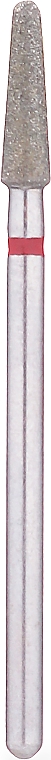 Diamant-Nagelfräser in Kegelform rot - Deni Carte C/F13