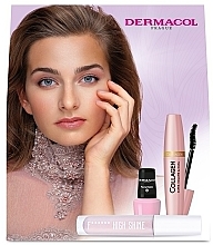 Düfte, Parfümerie und Kosmetik Make-up Set - Dermacol Collagen Set (Mascara 12ml + Lipgloss 4ml + Nagellack 5ml) 