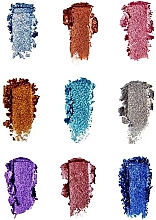 Lidschattenpalette mit Glitzer - Makeup Revolution Pressed Glitter Palette Illusion — Bild N4