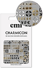 Düfte, Parfümerie und Kosmetik Nagelaufkleber - Emi Charmicon 3D Silicone Stickers