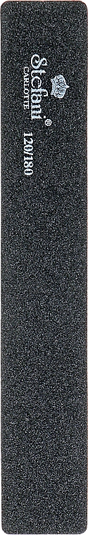 Nagelfeile rechteckig schwarz 120/180 - Stefani Carlotte — Bild N1