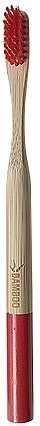 Zahnbürste aus Bambus mittel rot - Himalaya dal 1989 Bamboo Toothbrush — Bild N2