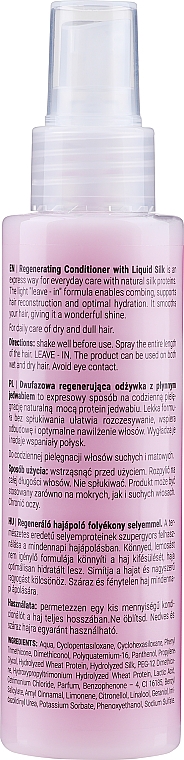 Zwei-Phasen-Conditioner für trockenes und mattes Haar - Loton Two-Phase Conditioner Silk Regenerating Hair — Bild N2