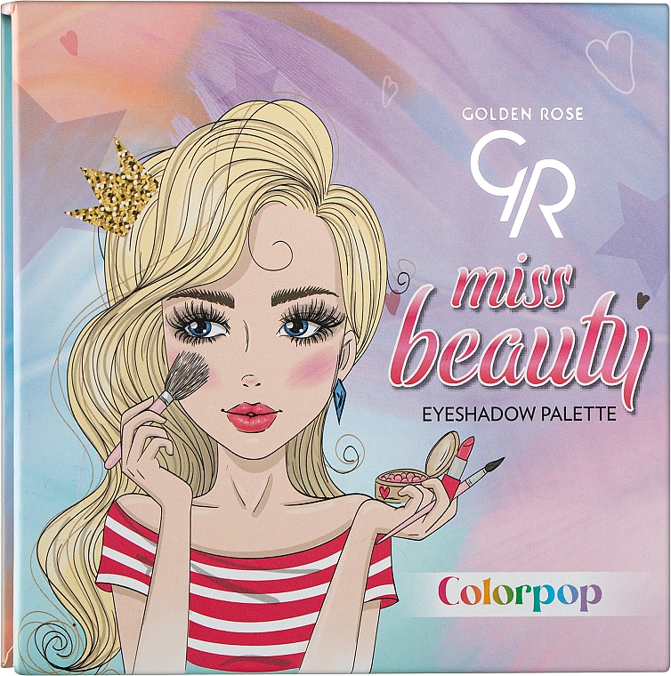 Lidschatten-Palette - Golden Rose Miss Beauty Eyeshadow Palette — Bild N1
