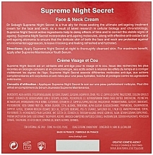 Regenerierende Nachtcreme - Dr Sebagh Supreme Night Secret Face & Neck Cream — Bild N3