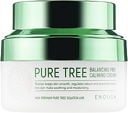 Beruhigende Creme mit Teebaumextrakt - Enough Pure Tree Balancing Pro Calming Cream  — Bild N1