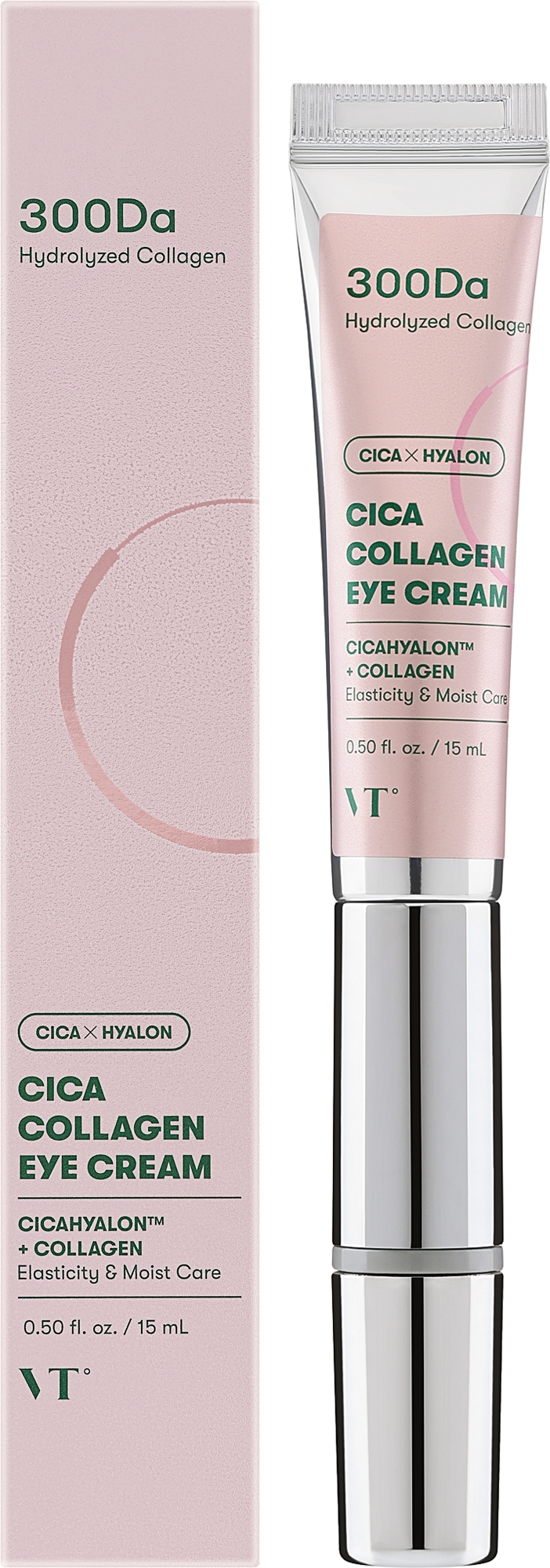 Feuchtigkeitsspendende Augencreme - VT Cosmetics Cica Collagen Eye Cream — Bild 15 ml