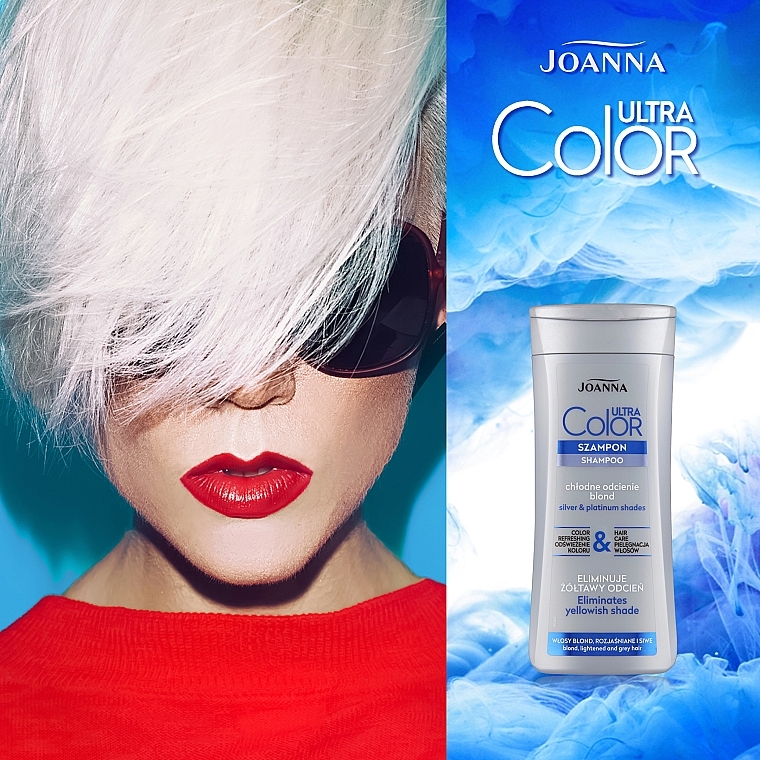 Shampoo für blondes, aufgehelltes und graues Haar - Joanna Ultra Color System — Bild N3