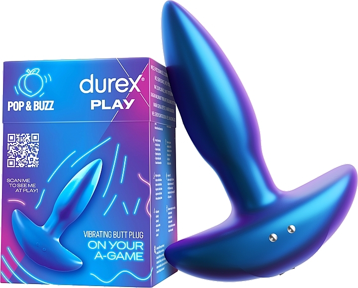 Vibrierender Analplug - Durex Play Vibrating Butt Plug  — Bild N1