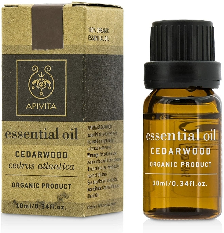 Ätherisches Öl Zederholz - Apivita Aromatherapy Organic Cedar Oil — Bild N1