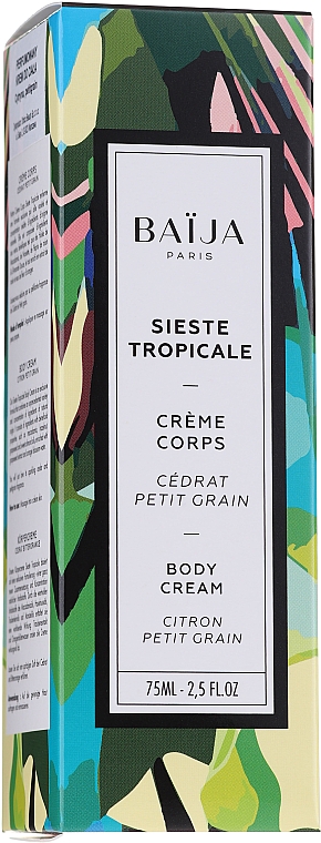 Parfümierte Körpercreme - Baija Sieste Tropicale Citron Petit Grain Body Cream — Bild N1