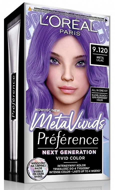 Haarfarbe - L'Oreal Paris Preference Vivid Color MetaVivids  — Bild N1