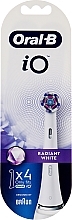 Austauschbare Zahnbürstenköpfe für elektrische Zahnbürste weiß 4 St. - Oral-B iO Radiant White — Bild N1