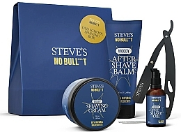 Düfte, Parfümerie und Kosmetik Gesichtspflegeset 4 St. - Steve's No Bull***t Old School Shaving Box 