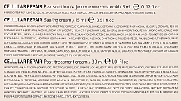 Anti-Aging Gesichtspflegeset - Sesderma Laboratories Sesmedical Cellular Repair (Hautcreme 15ml + Stärkende Creme 35ml + Peelingtüche 5x5ml) — Bild N6