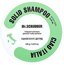 Regenerierendes und pflegendes festes Shampoo - Mr.Scrubber Solid Shampoo Bar — Bild N2