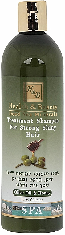 Feuchtigkeitsspendendes Shampoo für trockenes und dünnes Haar mit Olivenöl und Honig - Health And Beauty Olive Oil & Honey Shampoo for Strong Shiny Hair