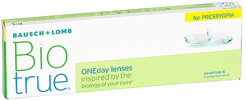 GESCHENK! Tages-Kontaktlinsen 5 St. - Bausch & Lomb Biotrue ONEday for Presbyopia High  — Bild N1