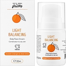 Leichte ausgleichende Gesichtscreme für den täglichen Gebrauch - Zoya Goes Light Balancing Daily Face Cream — Bild N2