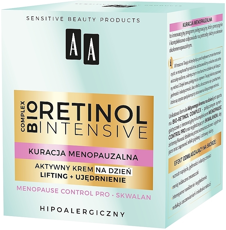 Hypoallergene Tagescreme mit Retinol - AA Retinol Intensive Cream — Bild N3