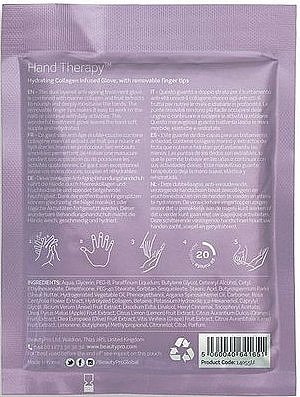 Anti-Aging Handmaske - BeautyPro Hand Therapy Collagen Infused Glove — Bild N2