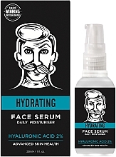 Düfte, Parfümerie und Kosmetik Feuchtigkeitsspendendes Gesichtsserum - BarberPro Hydrating Hyaluronic Acid 2% Daily Serum 