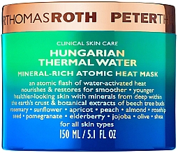 Düfte, Parfümerie und Kosmetik Wärmende und feuchtigkeitsspendende Anti-Falten Gesichtsmaske mit ungarischem Thermalwasser - Peter Thomas Roth Hungarian Thermal Water Mineral-Rich Atomic Heat Mask