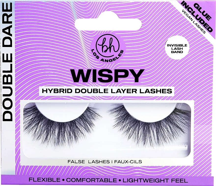 Künstliche Wimpern - BH Cosmetics Wispy Hybrid Lashes Double Dare — Bild N1