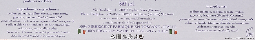 Seifenset Lavendel - Saponificio Artigianale Fiorentino Lavender Soap — Bild N2
