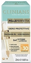 Düfte, Parfümerie und Kosmetik 2in1 Schützendes Gesichtsserum SPF 30 - Clinians PellePerfetta 