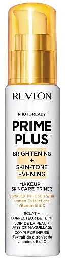 Gesichtsprimer - Revlon Photoready PRIME PLUS Brightening + Skin-Tone Evening Makeup Skincare Primer — Bild N1