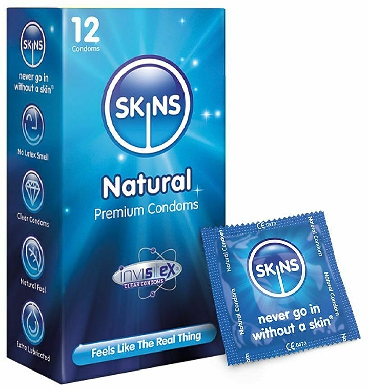 Kondome 12 St. - Skins Natural Condoms — Bild N1