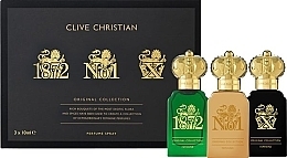 Düfte, Parfümerie und Kosmetik Clive Christian Original Collection Travellers Set - Duftset (Parfum 3x10ml) 