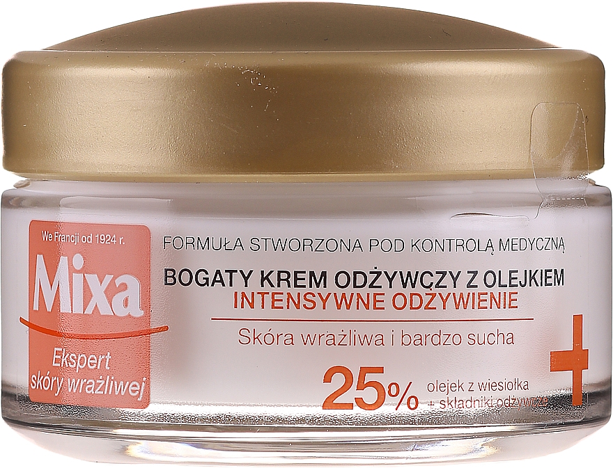 Pflegende und beruhigende Gesichtscreme - Mixa Sensitive Skin Expert Rich Nourishing Cream — Bild N3