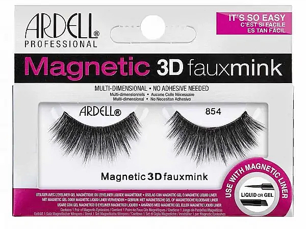 Magnetische falsche Wimpern - Ardell Magnetic Lash 3D Faux Mink 854 — Bild N1