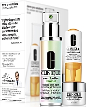 Gesichtspflegeset - Clinique Even Better Derm Pro Solutions For Uneven Skin Tone Set (Gesichtsserum 50ml + Emulsion-Aktivator 8.5ml + Tagescreme 15ml) — Bild N2