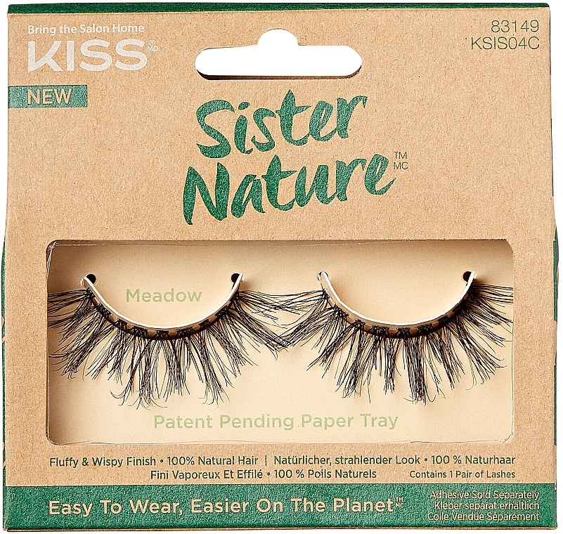 Künstliche Wimpern - Kiss Sister Nature Lash Meadow — Bild N1