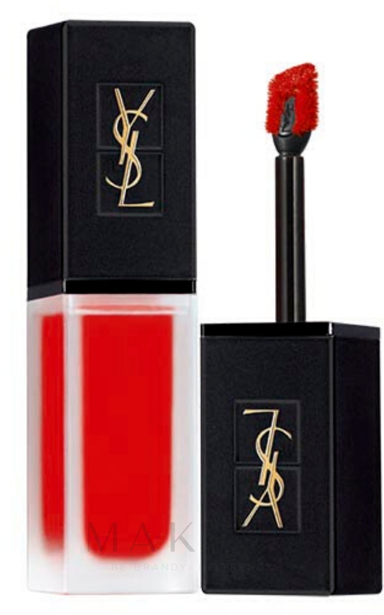 Flüssiger Lippenstift mit Kissenapplikator - Yves Saint Laurent Tatouage Couture Velvet Cream — Bild 201 - Rouge Tatouage