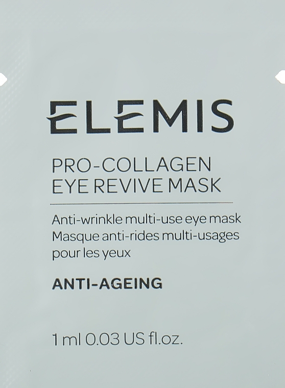 Creme-Maske für die Augen gegen Falten - Elemis Pro-Collagen Eye Revive Mask (Probe)  — Bild N1