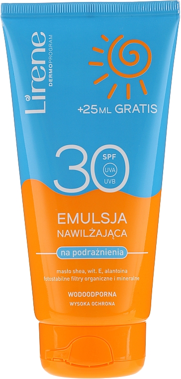 Feuchtigkeitsspendende Bräunungsemulsion für den Körper SPF 30 - Lirene Sun Care Moisturizing Emulsion SPF30 — Bild N3