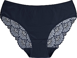 Damen-Bikini-Höschen aus Baumwollspitze blau - Moraj — Bild N1