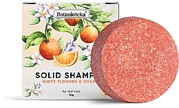 Festes Shampoo mit orangefarbenen und weißen Blumen für stumpfes Haar - Botanioteka Solid Shampoo For Dull Hair — Bild N1