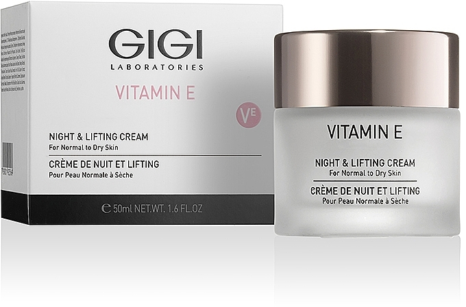 Liftingcreme für die Nacht mit Vitamin E - Gigi Vitamin E Night & Lifting Cream — Foto N2