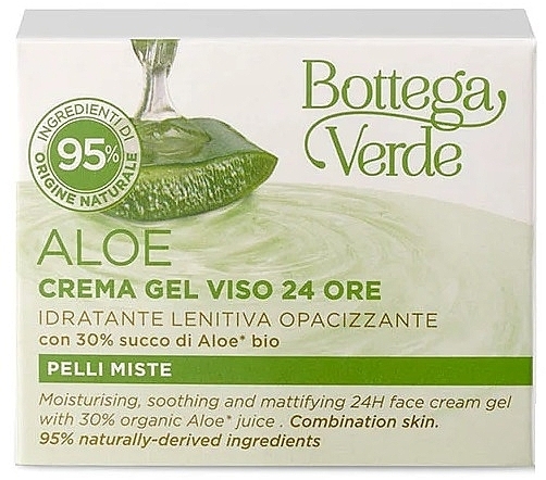 Gesichtscremegel - Bottega Verde Aloe 24H Face Cream Gel — Bild N3