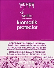 Restrukturierender Protektor zum Schutz der Farbe von coloriertem Haar - Echosline Seliar Kromatik Protector — Bild N3
