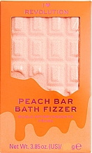 Düfte, Parfümerie und Kosmetik Badebombe Pfirsich - I Heart Revolution Chocolate Bar Bath Fizzer "Peach"