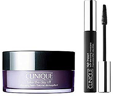 Make-up Set (Mascara 7ml + Reinigungsbalsam zum Abschminken 125ml) - Clinique High Impact Set