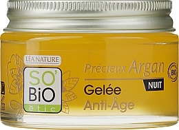 Anti-Aging Gesichtsgel für die Nacht mit Arganöl - So'Bio Etic Anti-Aging Night Gel — Bild N2